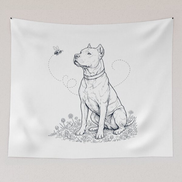 Item preview, Dogo Argentino Bumble Bee Honeybee Dog Lover designed and sold by dian-rody-crest.