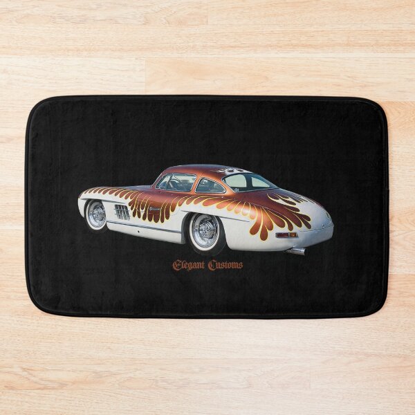 Item preview, 1955 Mercedes Bens 300SL Gullwing Great Balls of Fire no text Kustom, Hot Rod, Muscle Car designed and sold by Elegant Customs.