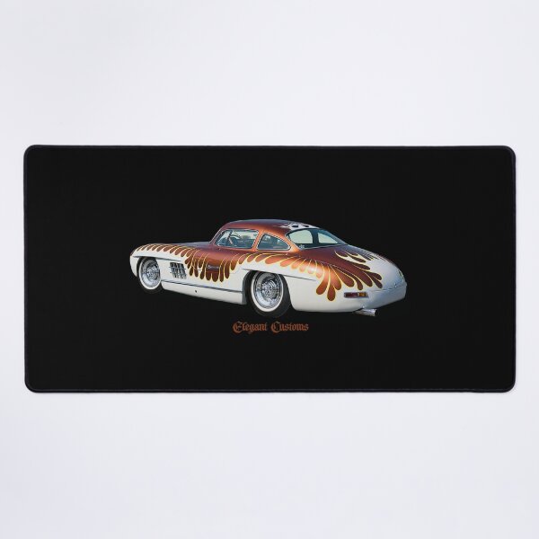 Item preview, 1955 Mercedes Bens 300SL Gullwing Great Balls of Fire no text Kustom, Hot Rod, Muscle Car designed and sold by Elegant Customs.