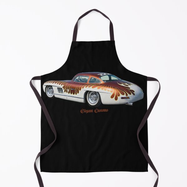 Item preview, 1955 Mercedes Bens 300SL Gullwing Great Balls of Fire no text Kustom, Hot Rod, Muscle Car designed and sold by Elegant Customs.