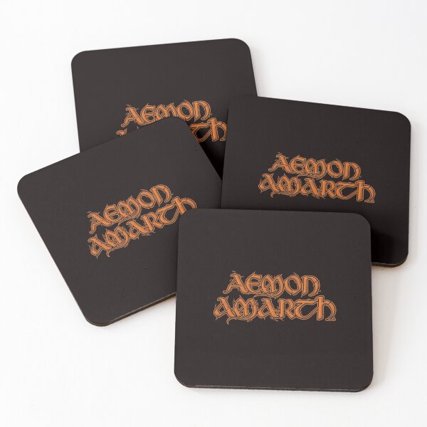 Item preview, Amon Amarth Logo Style Orange Script Dark designed and sold by HEEIKA-ART.