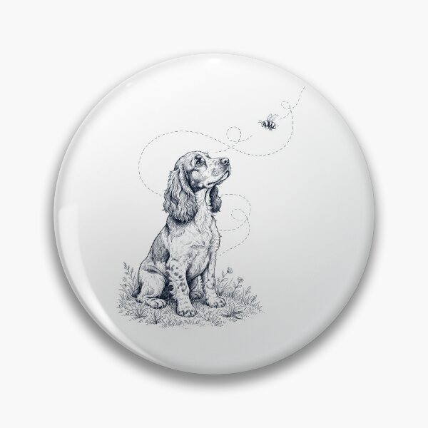 Item preview, English Cocker Spaniel Bumble Bee Honeybee Dog Lover designed and sold by dian-rody-crest.