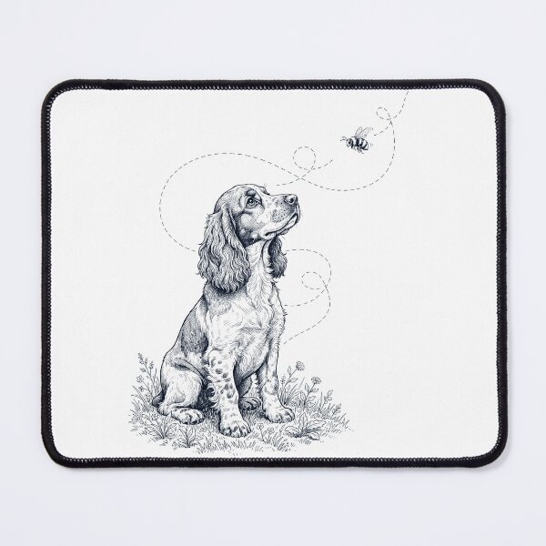 Item preview, English Cocker Spaniel Bumble Bee Honeybee Dog Lover designed and sold by dian-rody-crest.