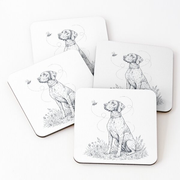 Item preview, English Pointer Bumble Bee Honeybee Dog Lover designed and sold by dian-rody-crest.