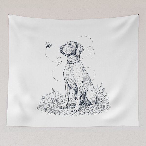 Item preview, English Pointer Bumble Bee Honeybee Dog Lover designed and sold by dian-rody-crest.
