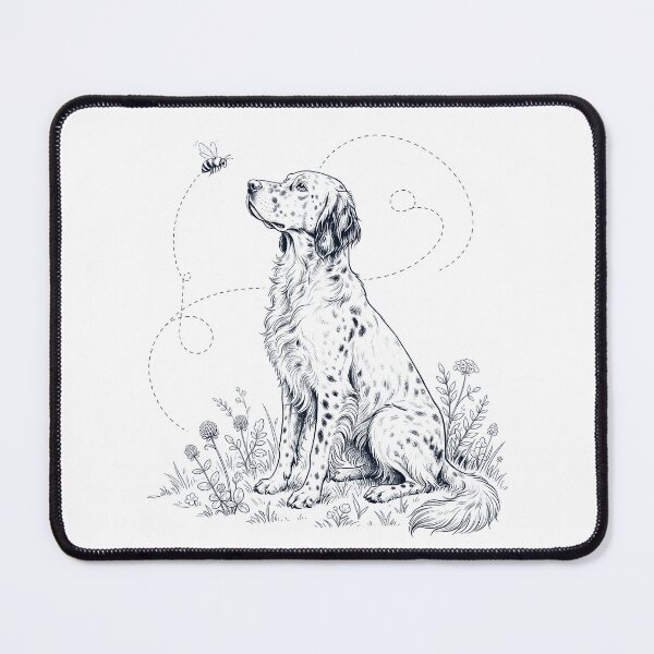 Item preview, English Setter Bumble Bee Honeybee Dog Lover designed and sold by dian-rody-crest.