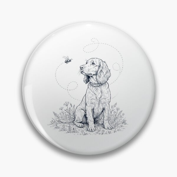 Item preview, Field Spaniel Bumble Bee Honeybee Dog Lover designed and sold by dian-rody-crest.