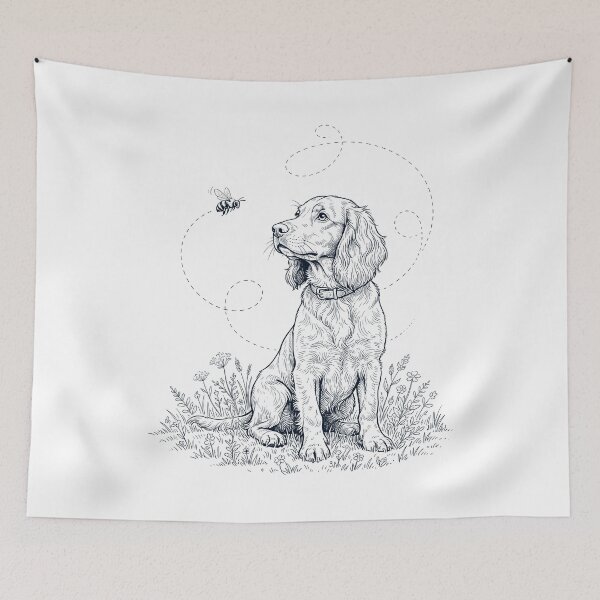 Item preview, Field Spaniel Bumble Bee Honeybee Dog Lover designed and sold by dian-rody-crest.