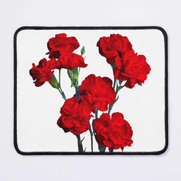 Item preview, Royal Red Carnation Bunch of Flowers Bouquet 2 Shapes Mania designed and sold by Shapes-Mania.