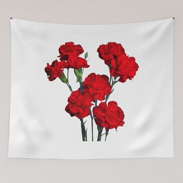 Item preview, Royal Red Carnation Bunch of Flowers Bouquet 2 Shapes Mania designed and sold by Shapes-Mania.
