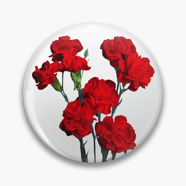 Item preview, Royal Red Carnation Bunch of Flowers Bouquet 2 Shapes Mania designed and sold by Shapes-Mania.