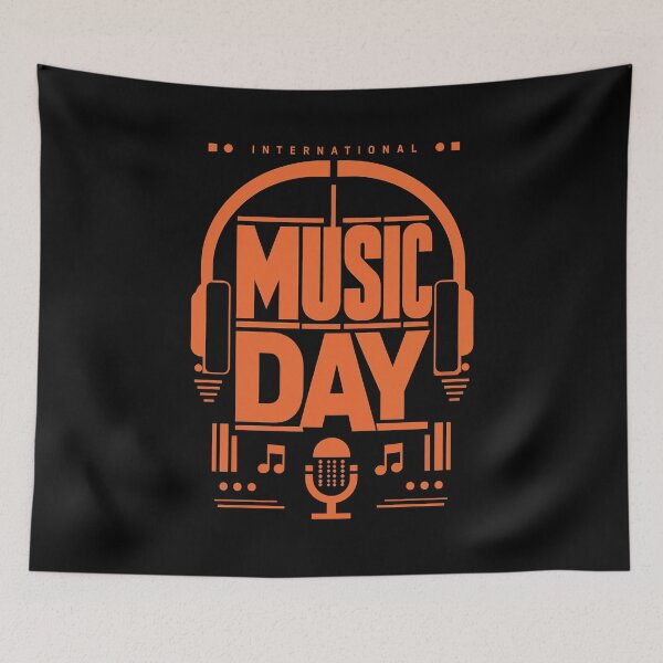 Item preview, Global Music Day Vintage Audio Culture Design for Musicians and Music Fans designed and sold by digijob.