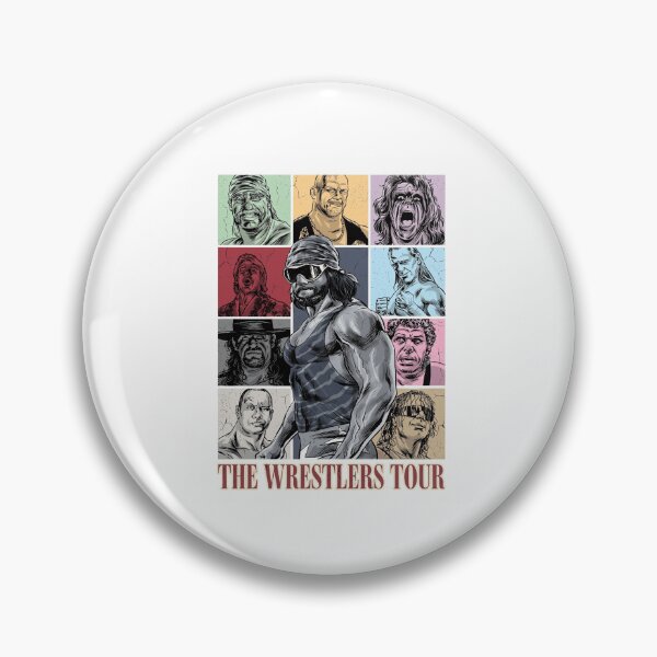 Item preview, The Wrestlers Tour Vintage Retro 80s 90s Wrestling Legends Graphic designed and sold by LiverEver.