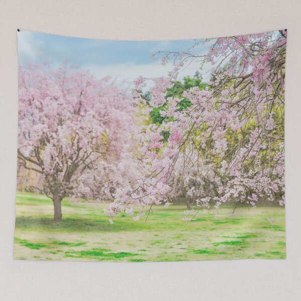Item preview, cherry blossoms blooming in a fantastic garden designed and sold by Masako Ogasawara.