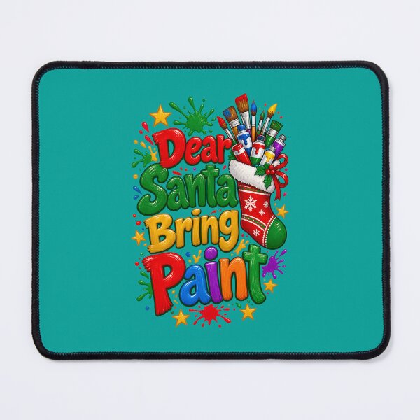Item preview, Dear Santa Bring Paint | Funny Christmas Artist Gift for Painters designed and sold by DesignHouse07.