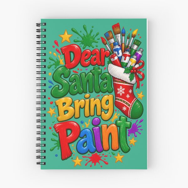 Item preview, Dear Santa Bring Paint | Funny Christmas Artist Gift for Painters designed and sold by DesignHouse07.
