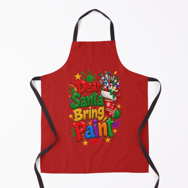 Item preview, Dear Santa Bring Paint | Funny Christmas Artist Gift for Painters designed and sold by DesignHouse07.