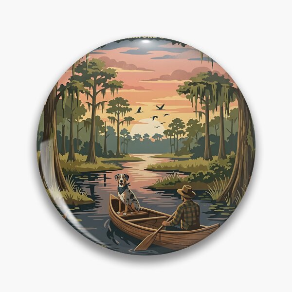 Item preview, Catahoula Bayou Canoe Guide designed and sold by PictoVibe.