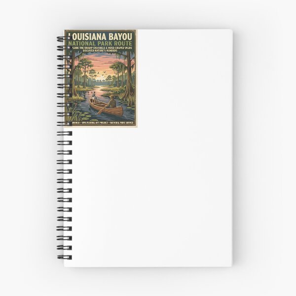 Item preview, Catahoula Bayou Canoe Guide designed and sold by PictoVibe.