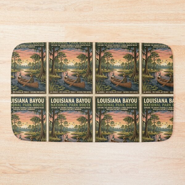 Item preview, Catahoula Bayou Canoe Guide designed and sold by PictoVibe.