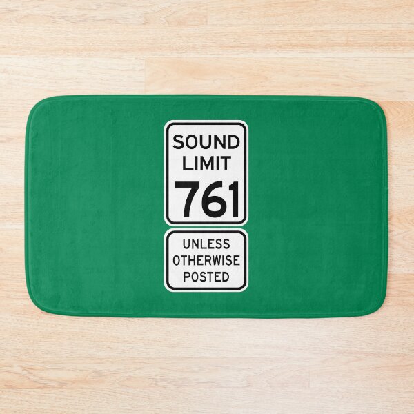 Item preview, Sound Limit 761 Unless Otherwise Posted Signs designed and sold by Karate Octopus.