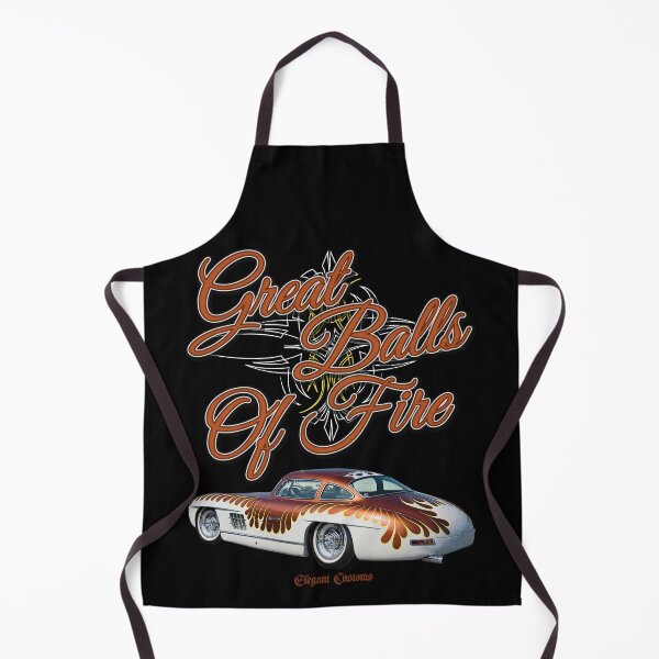Item preview, 1955 Mercedes Bens 300SL Gullwing Great Balls of Fire with text - Lowrider, Kustom, Hot Rod, Muscle Car designed and sold by Elegant Customs.