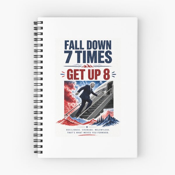 Item preview, Fall down 7 times get up 8 Joe Biden motivational poster designed and sold by INEEDBABYPOWDER.