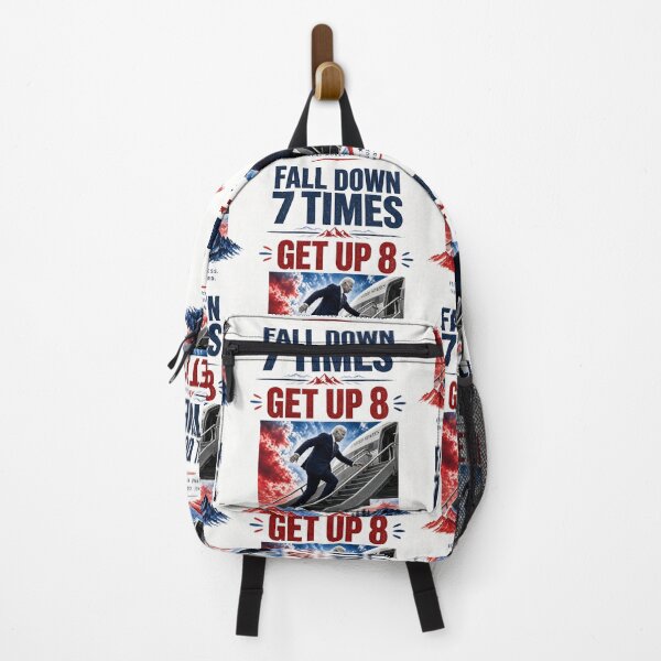 Item preview, Fall down 7 times get up 8 Joe Biden motivational poster designed and sold by INEEDBABYPOWDER.