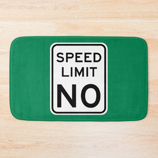 Item preview, Speed Limit No Sign designed and sold by Karate Octopus.
