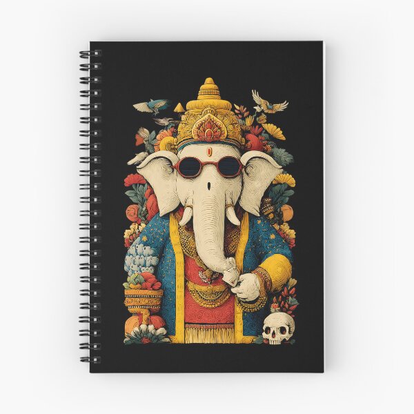 Item preview, Cool Elephant Halloween Pumpkin Skull Red Glasses Pop Art designed and sold by PANNARUK THAILAND.