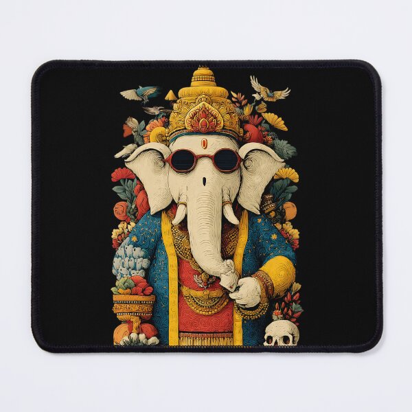 Item preview, Cool Elephant Halloween Pumpkin Skull Red Glasses Pop Art designed and sold by PANNARUK THAILAND.