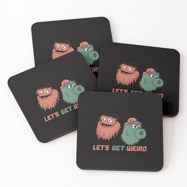Item preview, LET'S GET WEIRD Fuzzy Friends Illustration designed and sold by HEEIKA-ART.