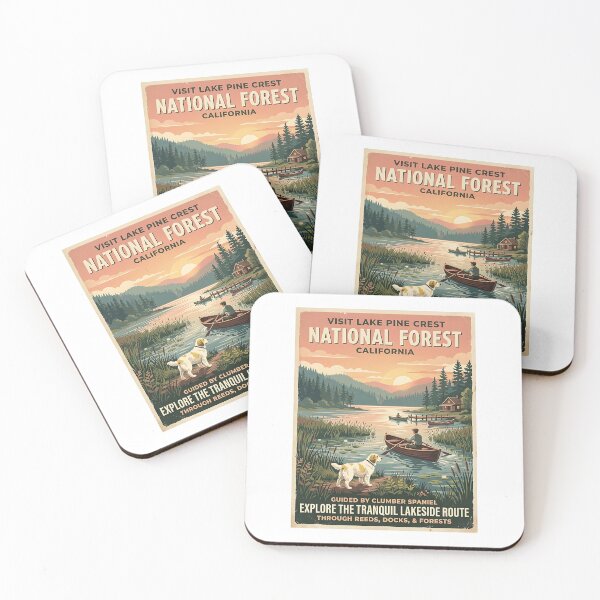Item preview, Clumber Spaniel Lakeside Rower designed and sold by PictoVibe.