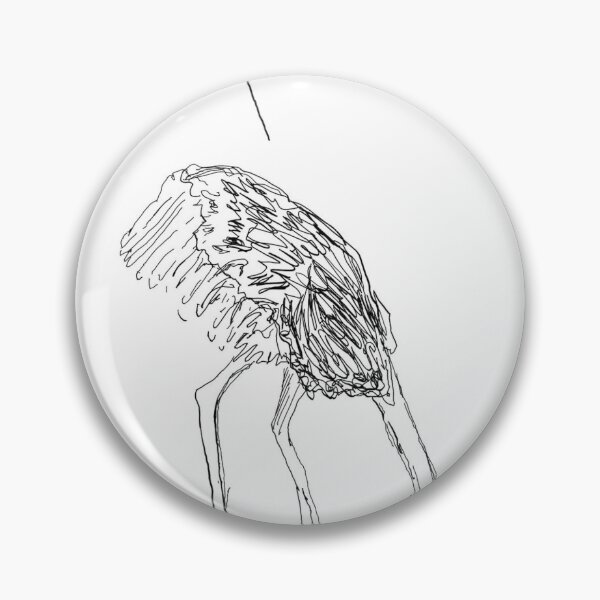 Item preview, Awkward Bird Sketch With Spanish Humor designed and sold by Merrick-Voss.
