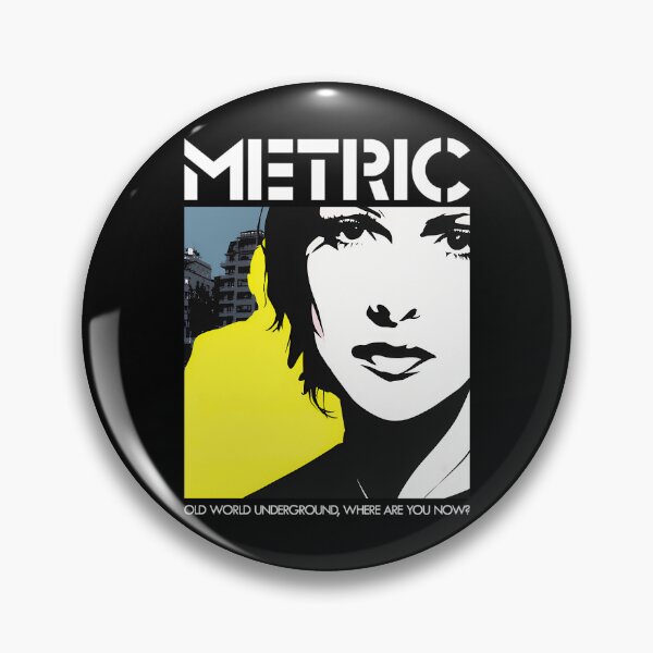 Item preview, Metric Band Old World Underground Vintage Rock designed and sold by Biscuteny.