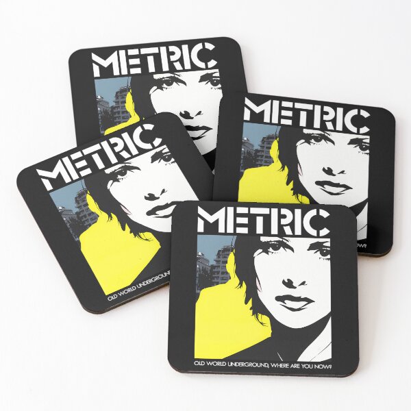 Item preview, Metric Band Old World Underground Vintage Rock designed and sold by Biscuteny.