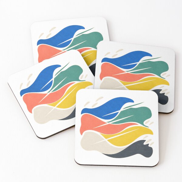 Item preview, Offshore Rhythm Blocks Coastal Art designed and sold by aihrgdesign.