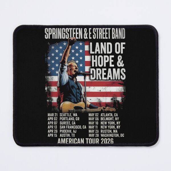 Item preview, Bruce Springsteen & E Street Band - American Tour 2026 designed and sold by Best-color.