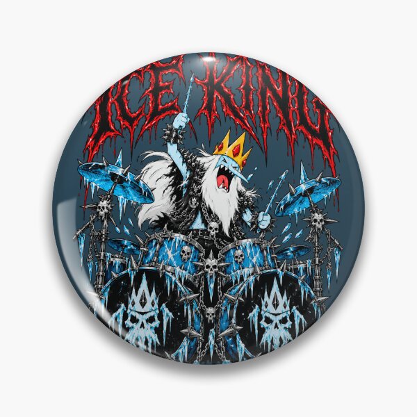 Item preview, Ice King – Frozen Metal Drummer designed and sold by VIC ART.