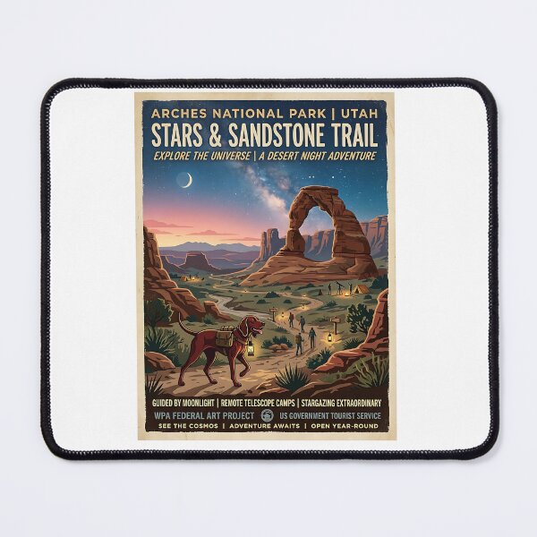 Item preview, Redbone Coonhound Desert Stargazer designed and sold by PictoVibe.