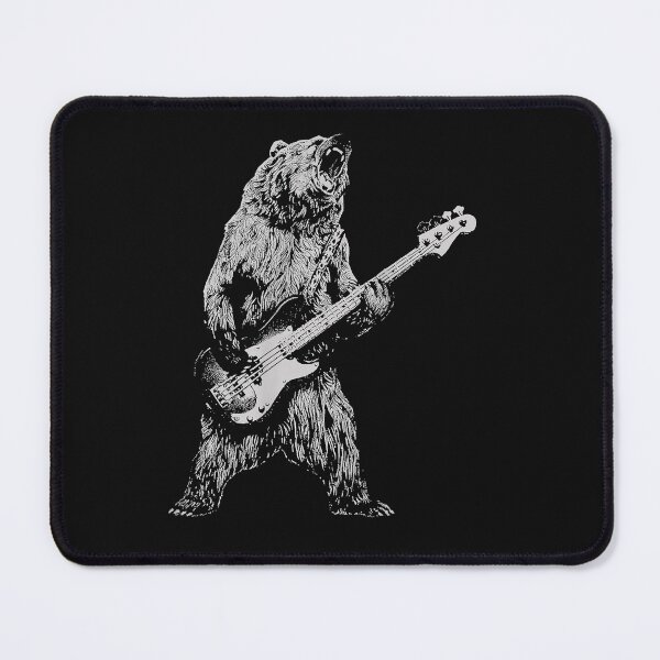 Item preview, Bear Playing Guitar bass designed and sold by CodyYoungs.