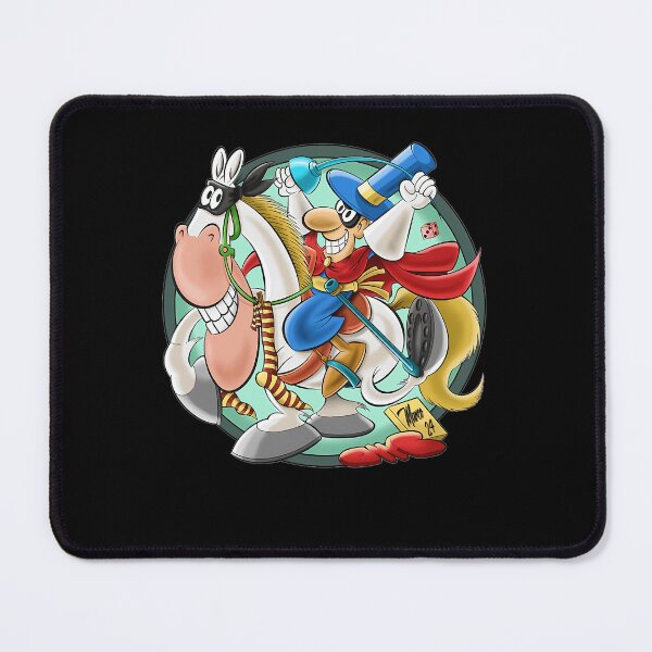 Item preview, Masked Hero Riding White Horse Cartoon designed and sold by Nonokajervex.