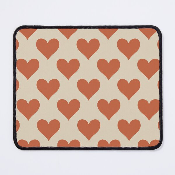 Item preview, large Terracotta Hearts Playing Card Suit Boho Love Pattern designed and sold by DColourMuse.