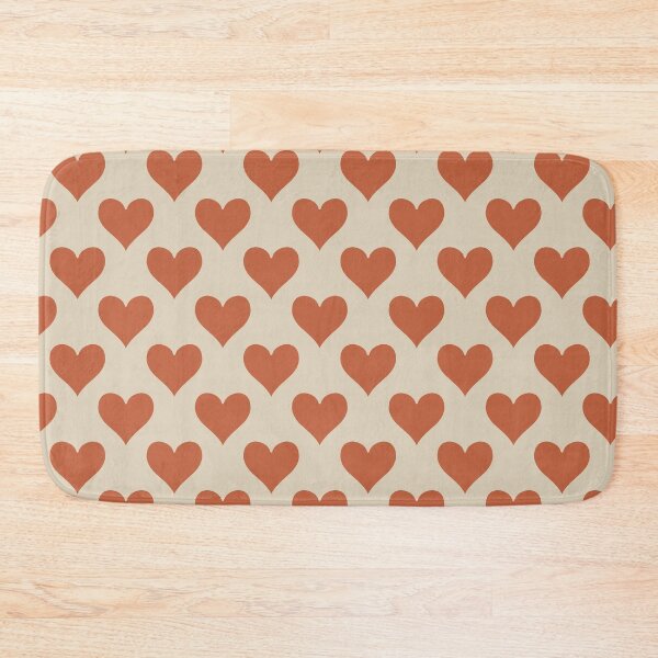 Item preview, large Terracotta Hearts Playing Card Suit Boho Love Pattern designed and sold by DColourMuse.