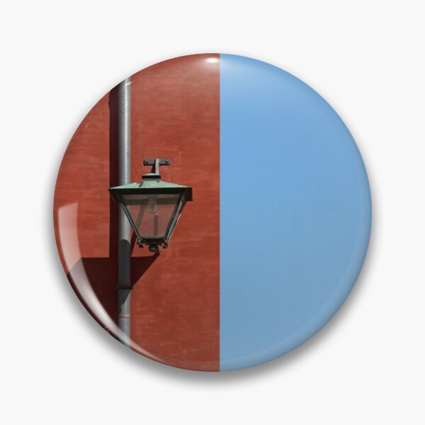 Item preview, Red wall with a lamp designed and sold by MartheCohen.