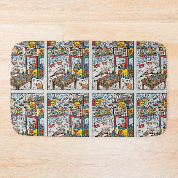 Item preview, Zebra Finch Ferry Ticket Illustrator designed and sold by PictoVibe.