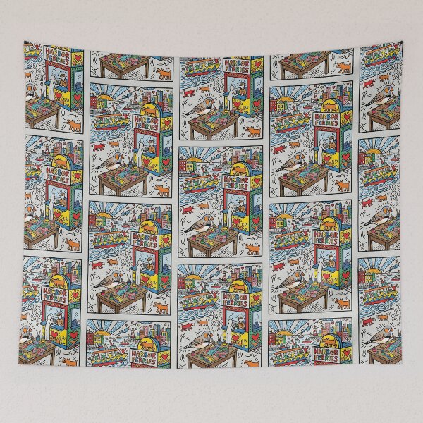 Item preview, Zebra Finch Ferry Ticket Illustrator designed and sold by PictoVibe.