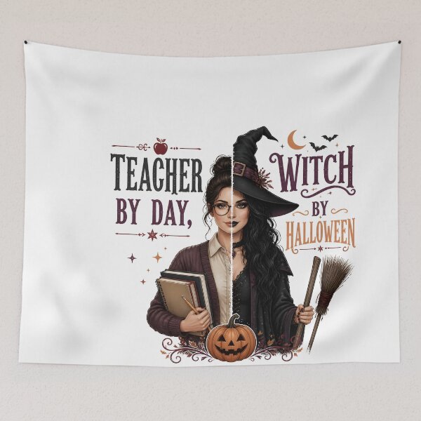 Item preview, Teacher By Day Witch By Night Spooky Educator designed and sold by LiviuGligoros.