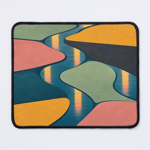 Item preview, Floodplain Window Mosaic Scenic Art designed and sold by aihrgdesign.