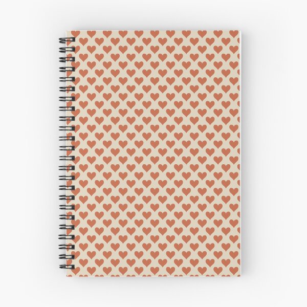 Item preview, Small Terracotta Hearts Playing Card Suit Boho Love Pattern designed and sold by DColourMuse.